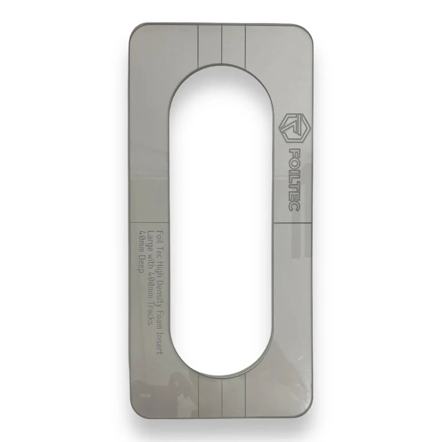 A Foill Tec track insert on a white background