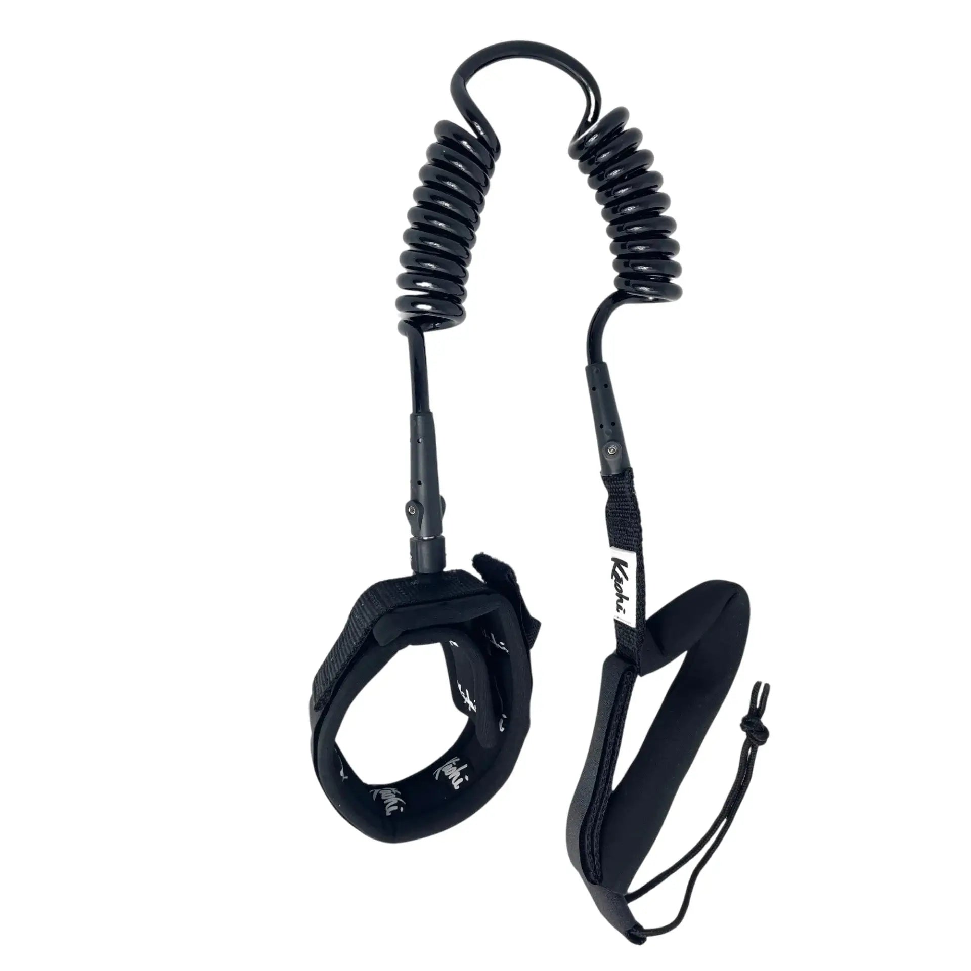 Kāohi Grip Leash™ - 6' Double Coil 8 mm - Black