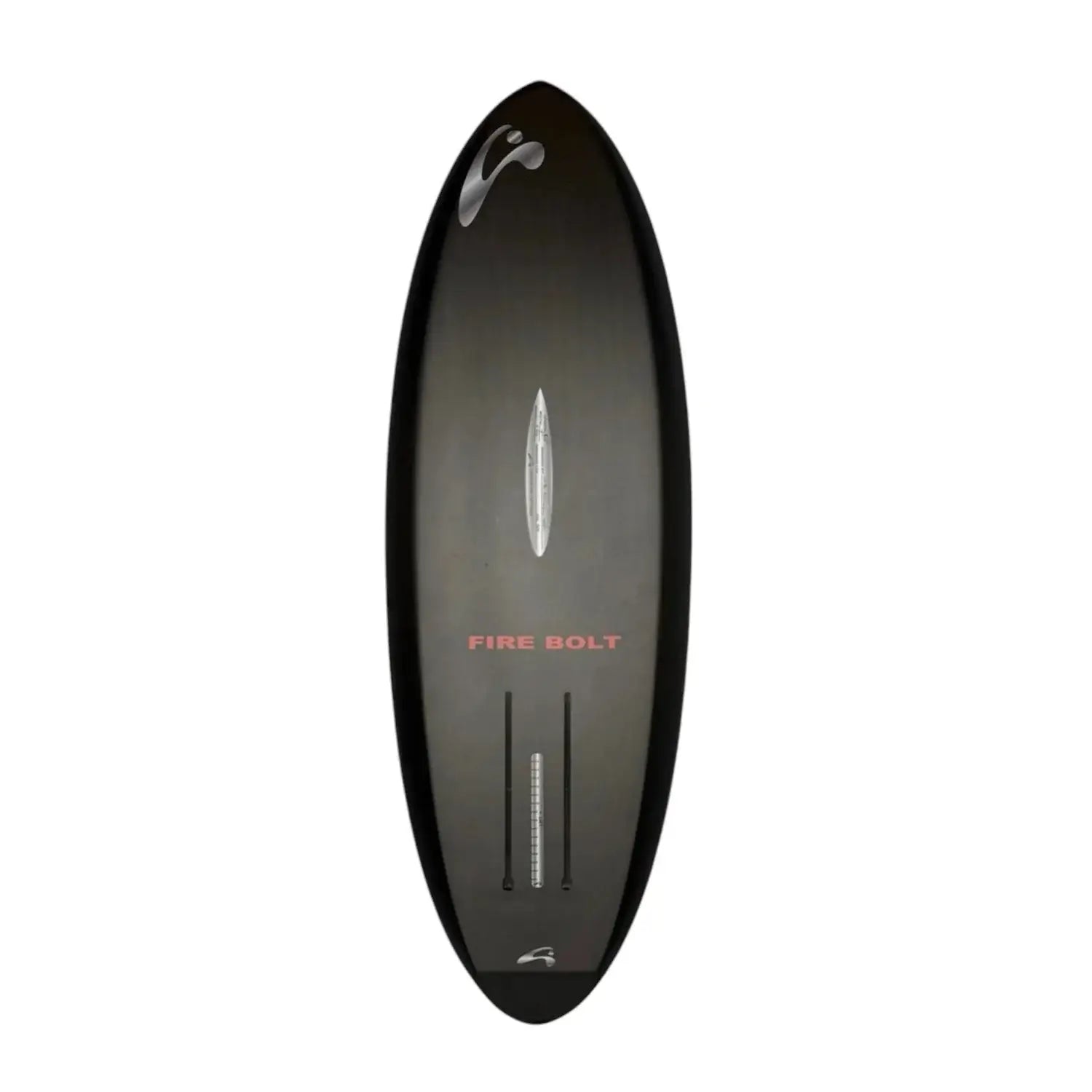 Fire Bolt 4’10 bottom view – Amundson Customs foilboard
