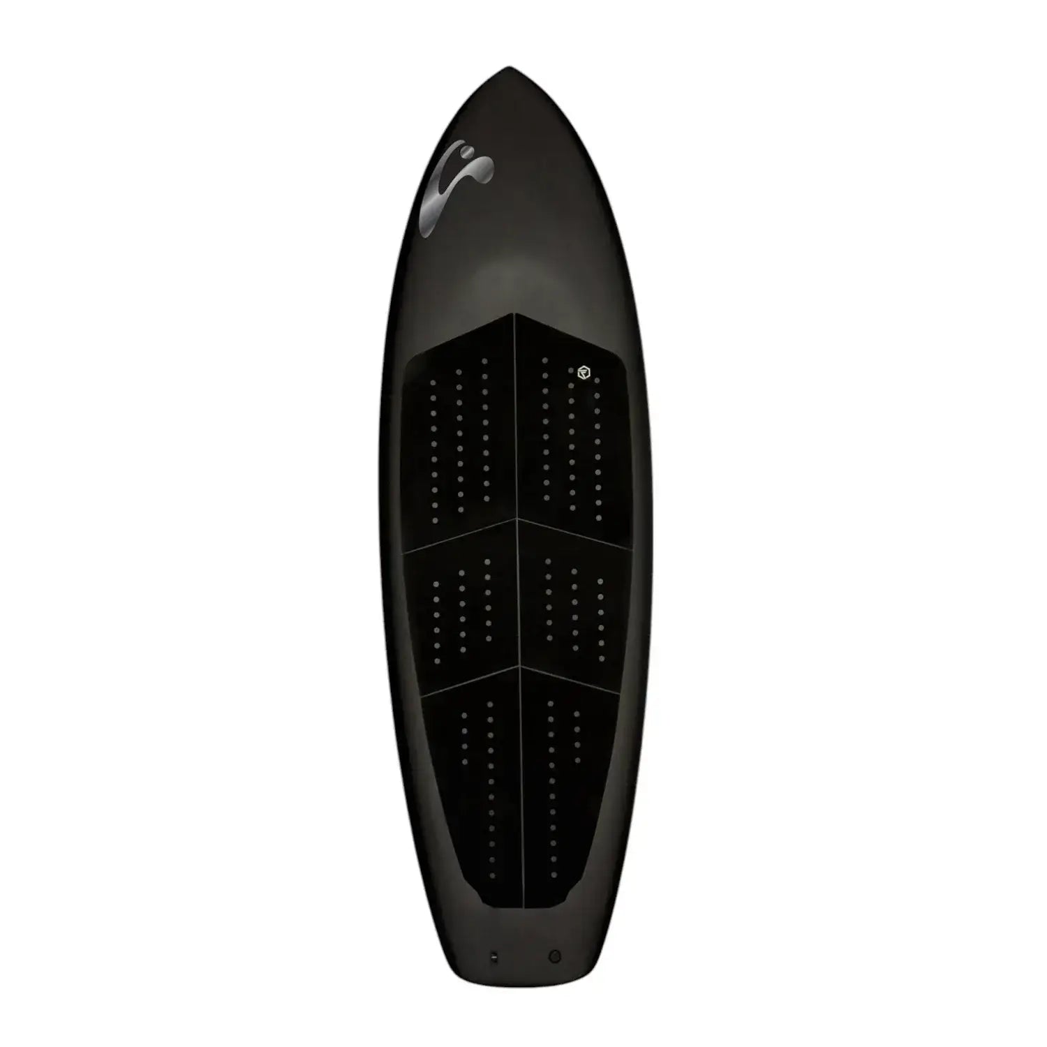 Lightning Bolt Prone 5’2 deck view – Amundson Customs foilboard