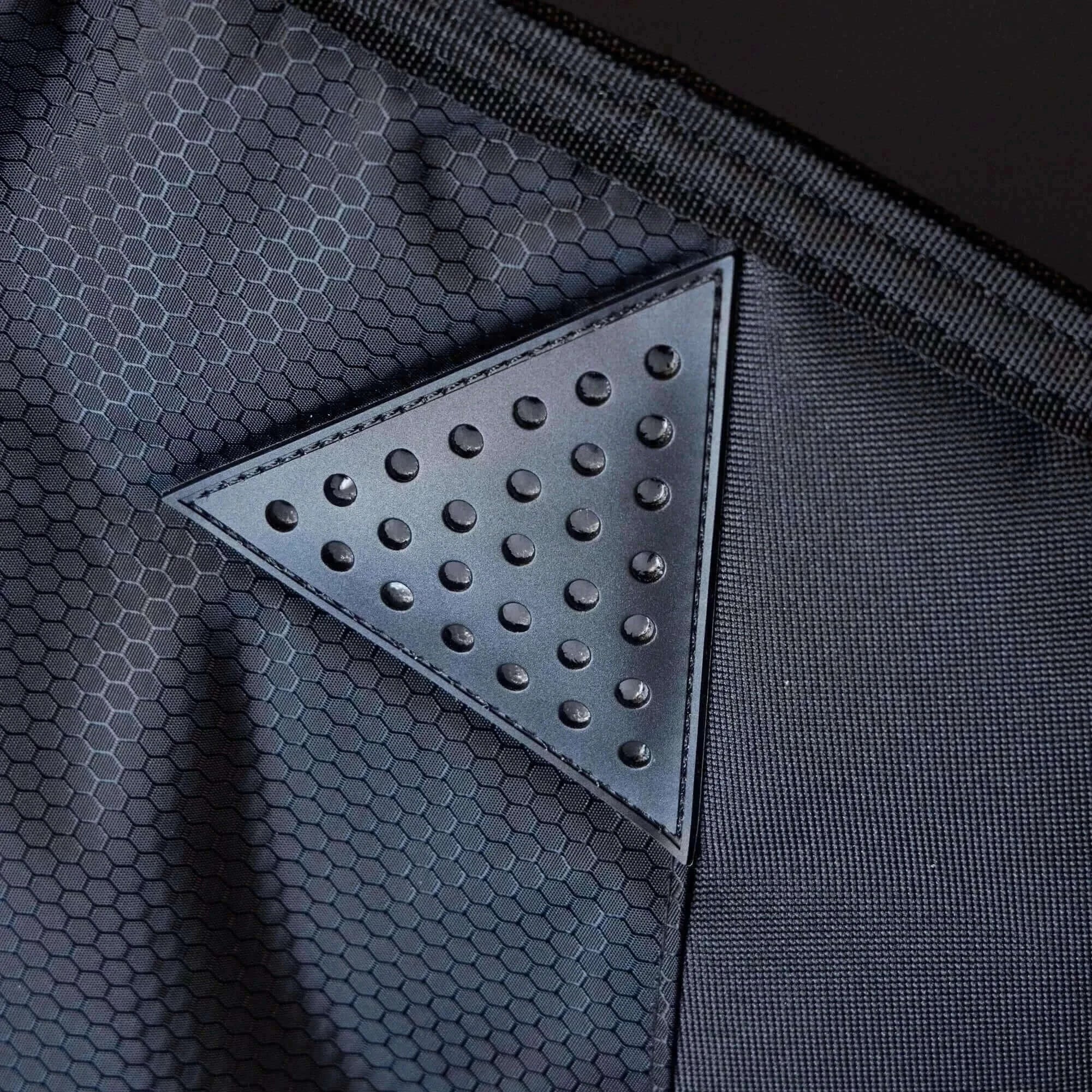 Close up of board bag detail on downwind SUP bag