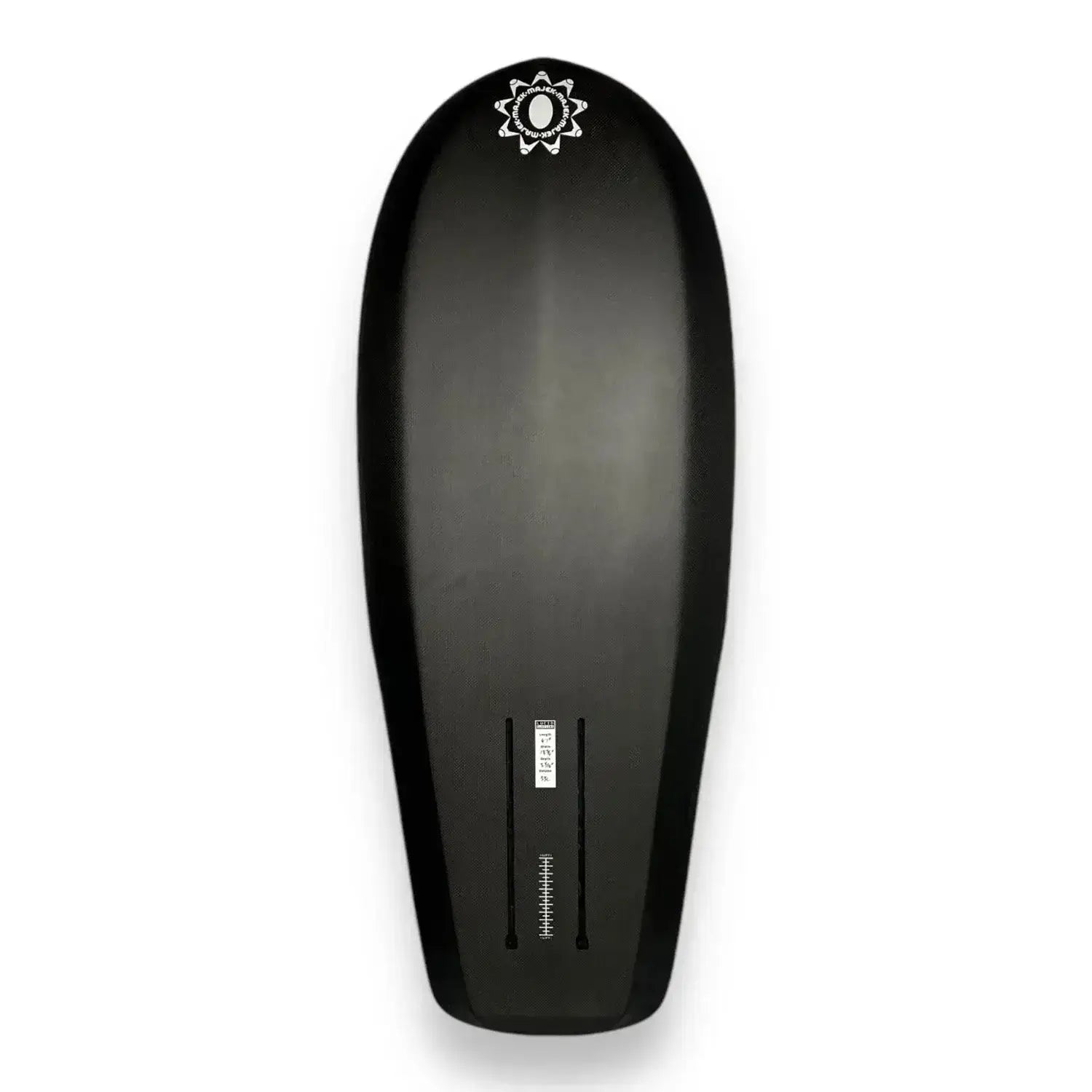 Cadabra Prone bottom view – Majek prone foilboard by Glenn Pang