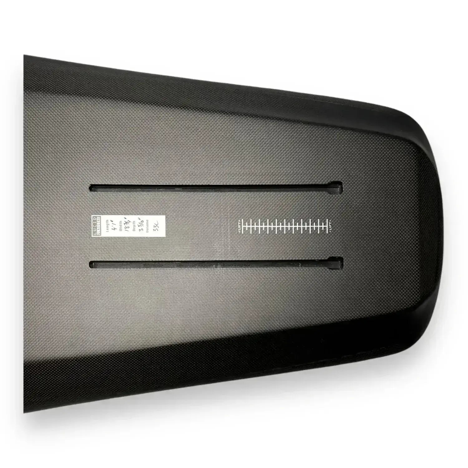 Cadabra Prone tracks detail – Majek prone foilboard by Glenn Pang