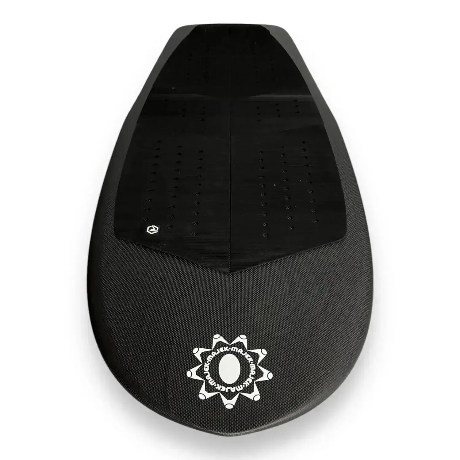 Cadabra Prone traction pad detail view – Majek prone foilboard by Glenn Pang