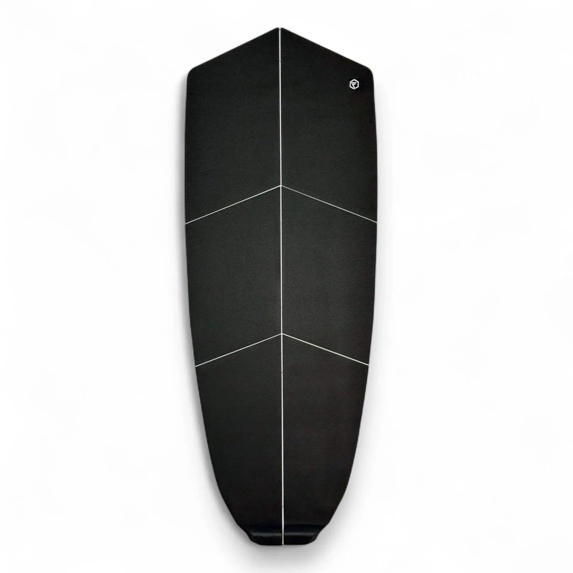 Top view of Foil Tec wide moulded EVA traction pad for SUP foilboards