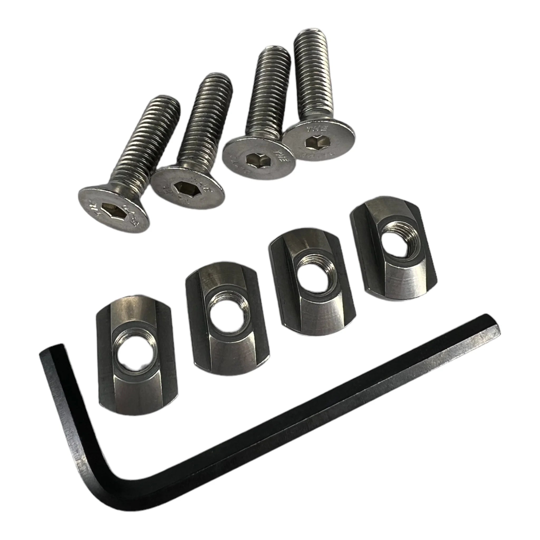 Foil Tec M8 30mm foilboard bolt and slider replacement set with Allen key