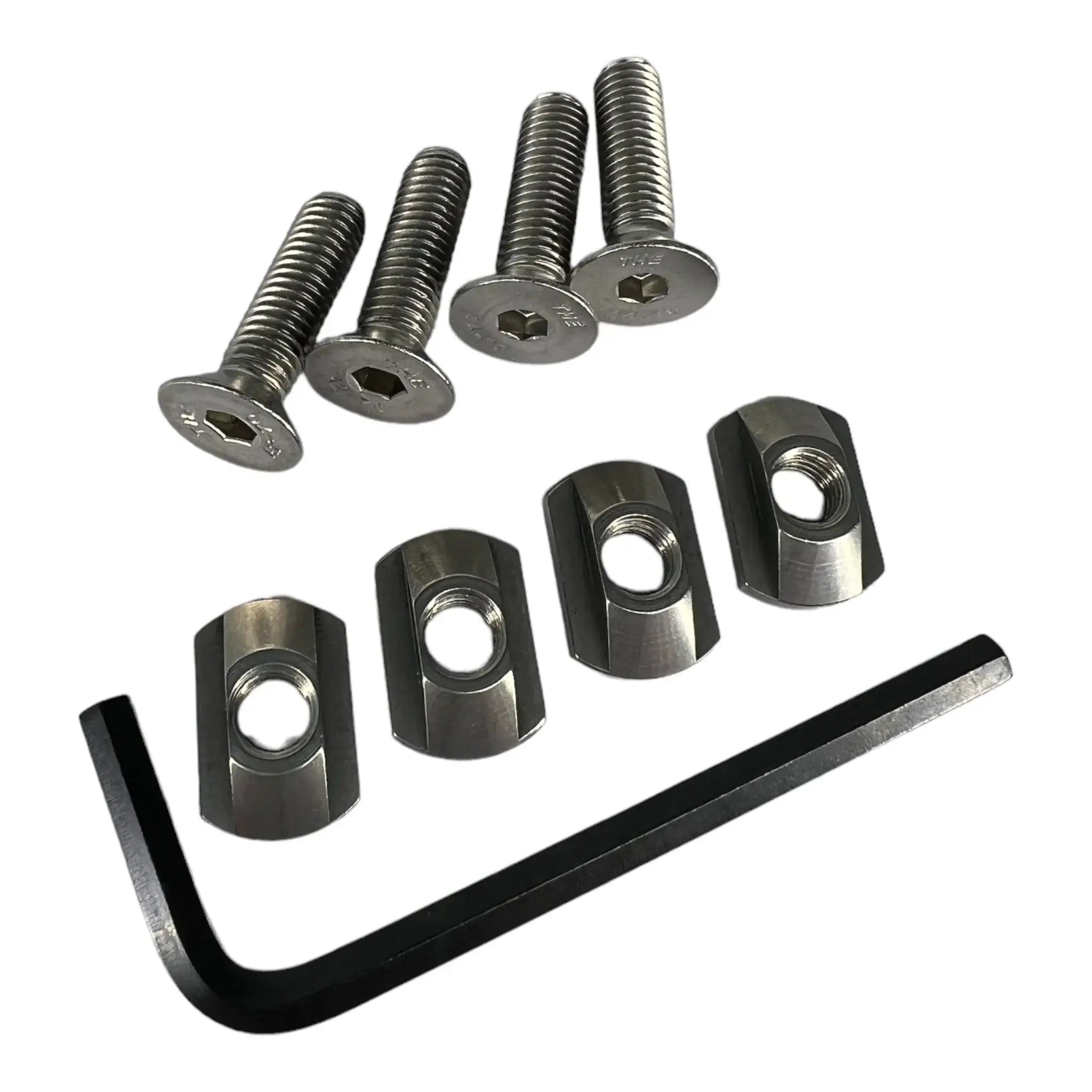 Foil Tec M8 30mm foilboard bolt and slider replacement set with Allen key