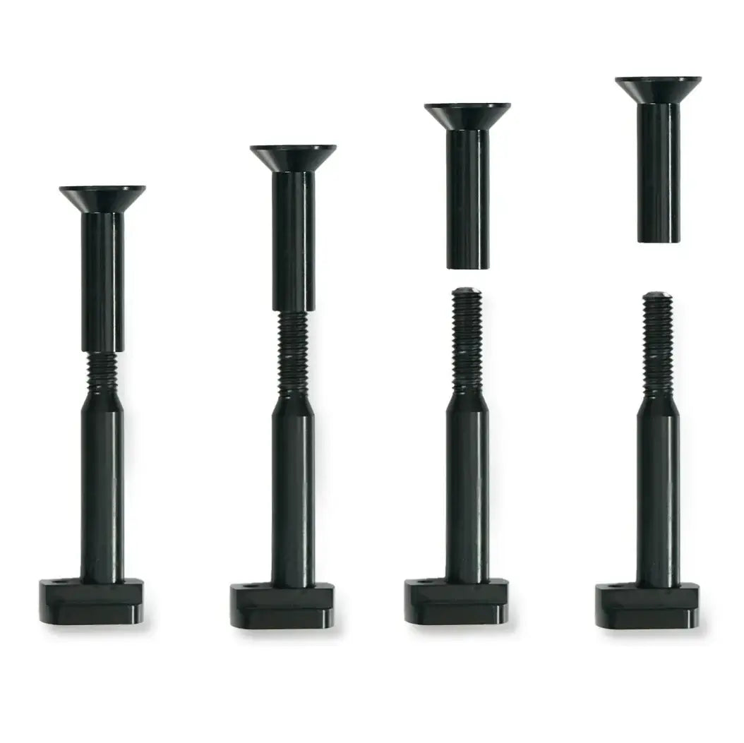 Side view of titanium M8 split bolt for Gen2 hydrofoil system
