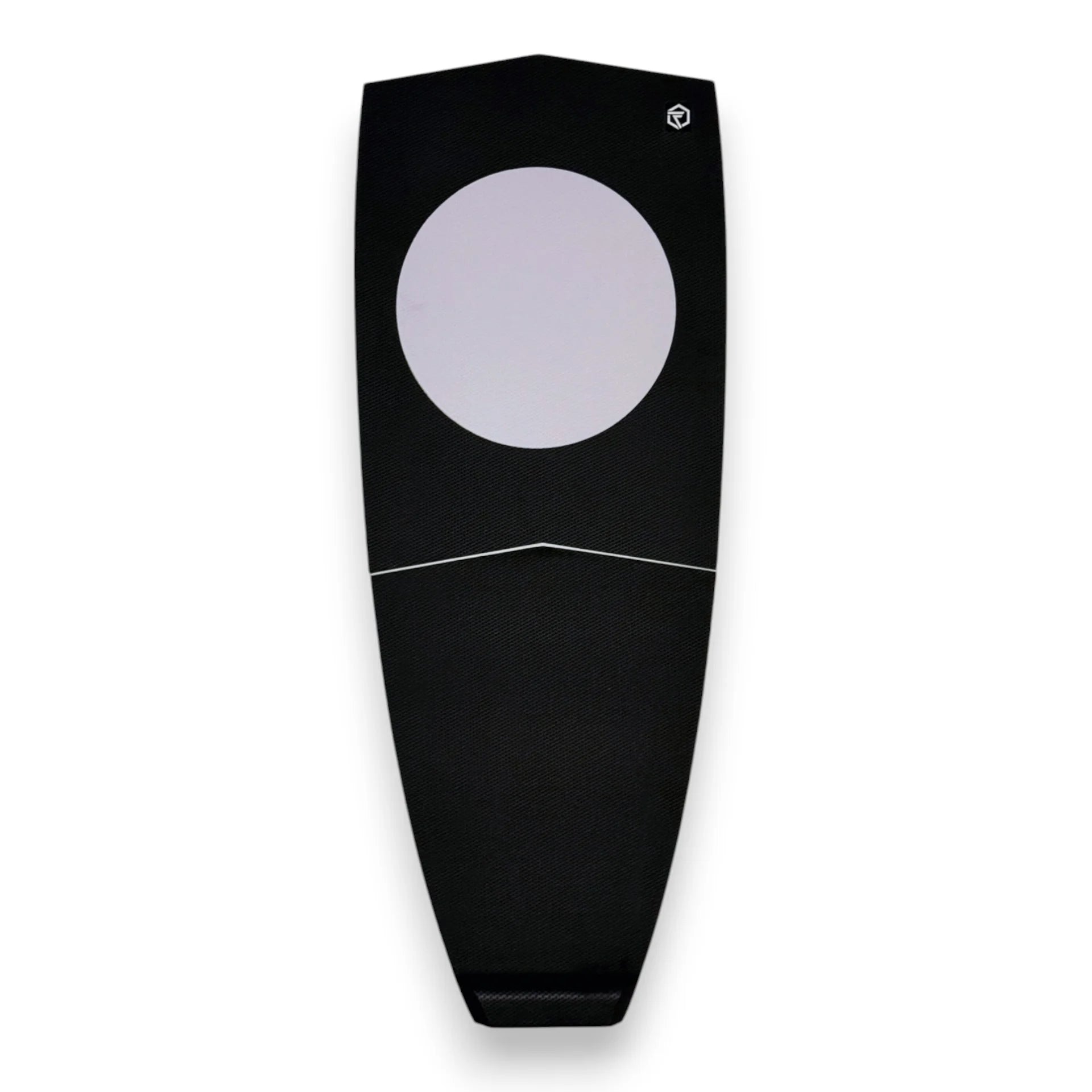 Top view of Josh Ku White Dot small traction pad by Foil Tec
