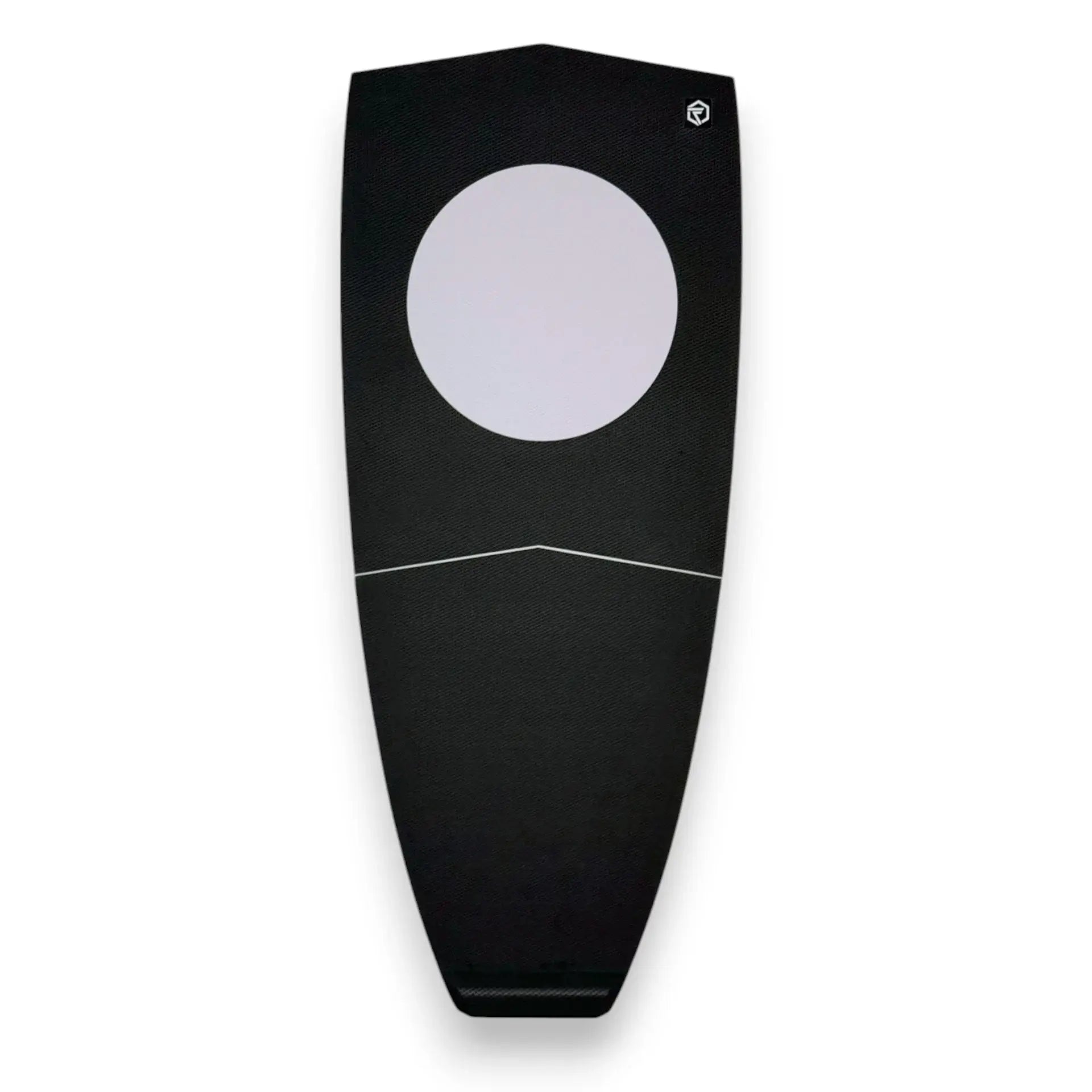 Top view of Josh Ku White Dot large traction pad by Foil Tec