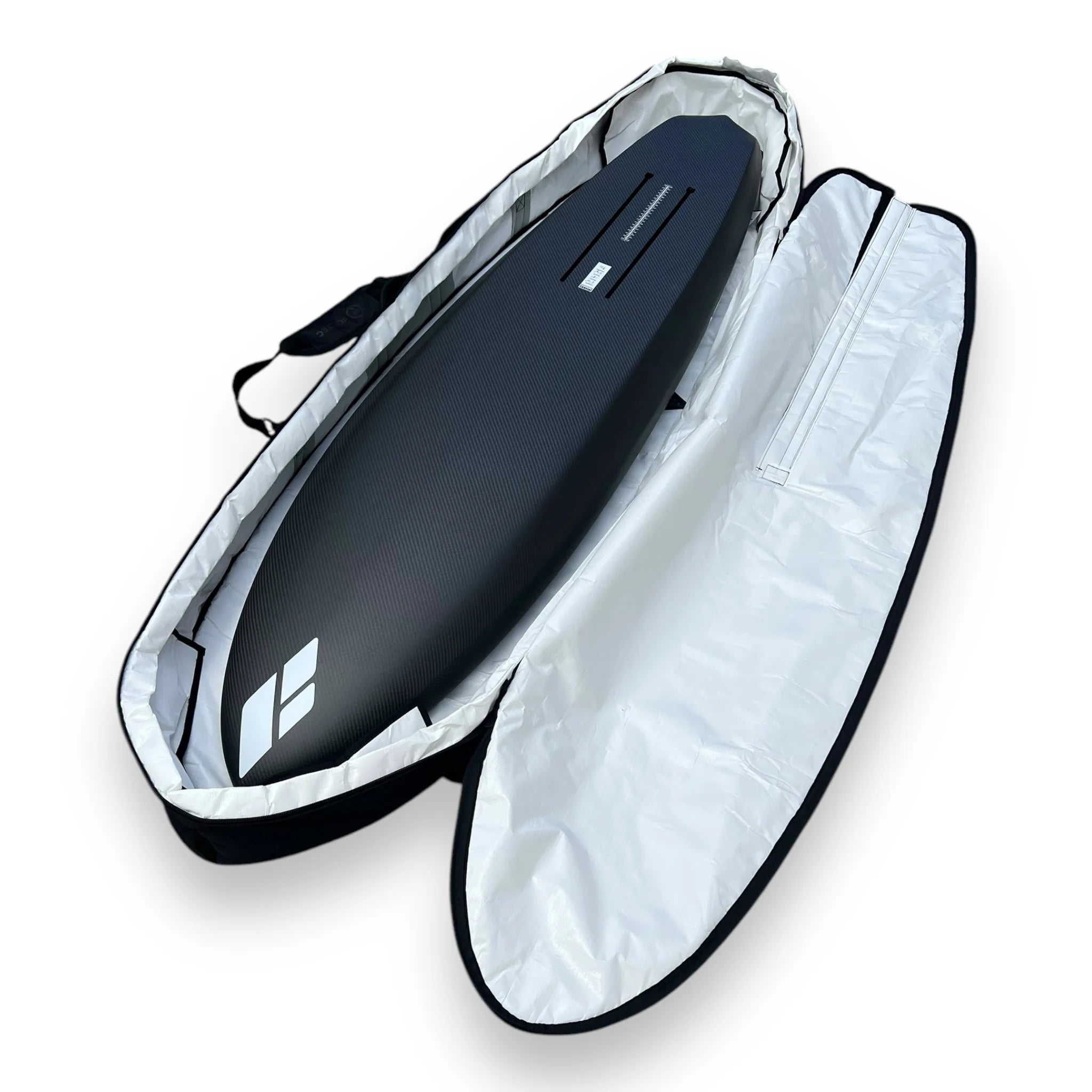 Mid-length foilboard bag 6'6" interior view