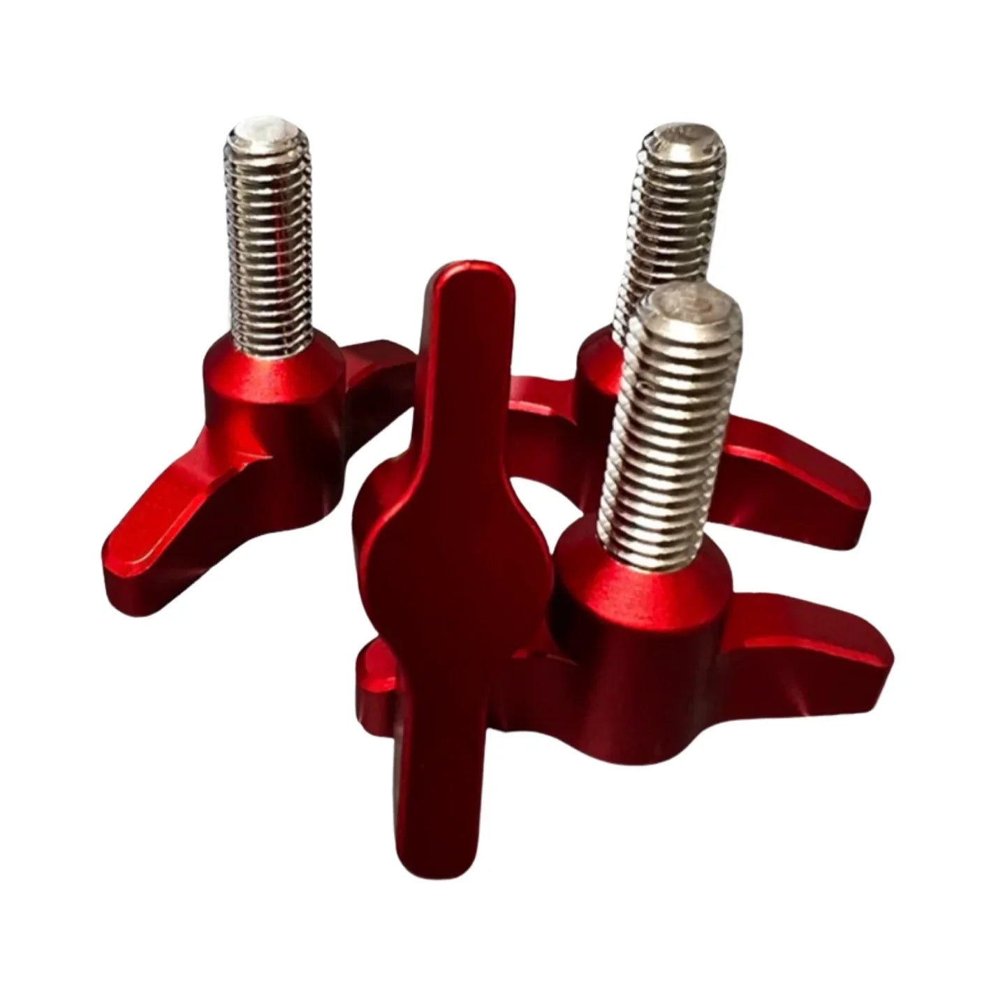 Hydrofoil Wingscrews M8 25mm satin red wingscrews set of 4
