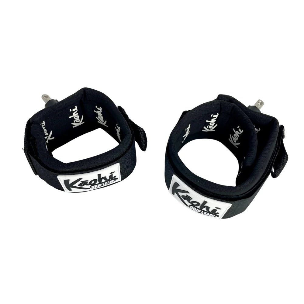 Kāohi Grip Leash™ - Double Coil 8 mm - Black