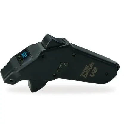 Foil Drive V2 throttle controller side view showcasing improved wireless signal for reliable performance.