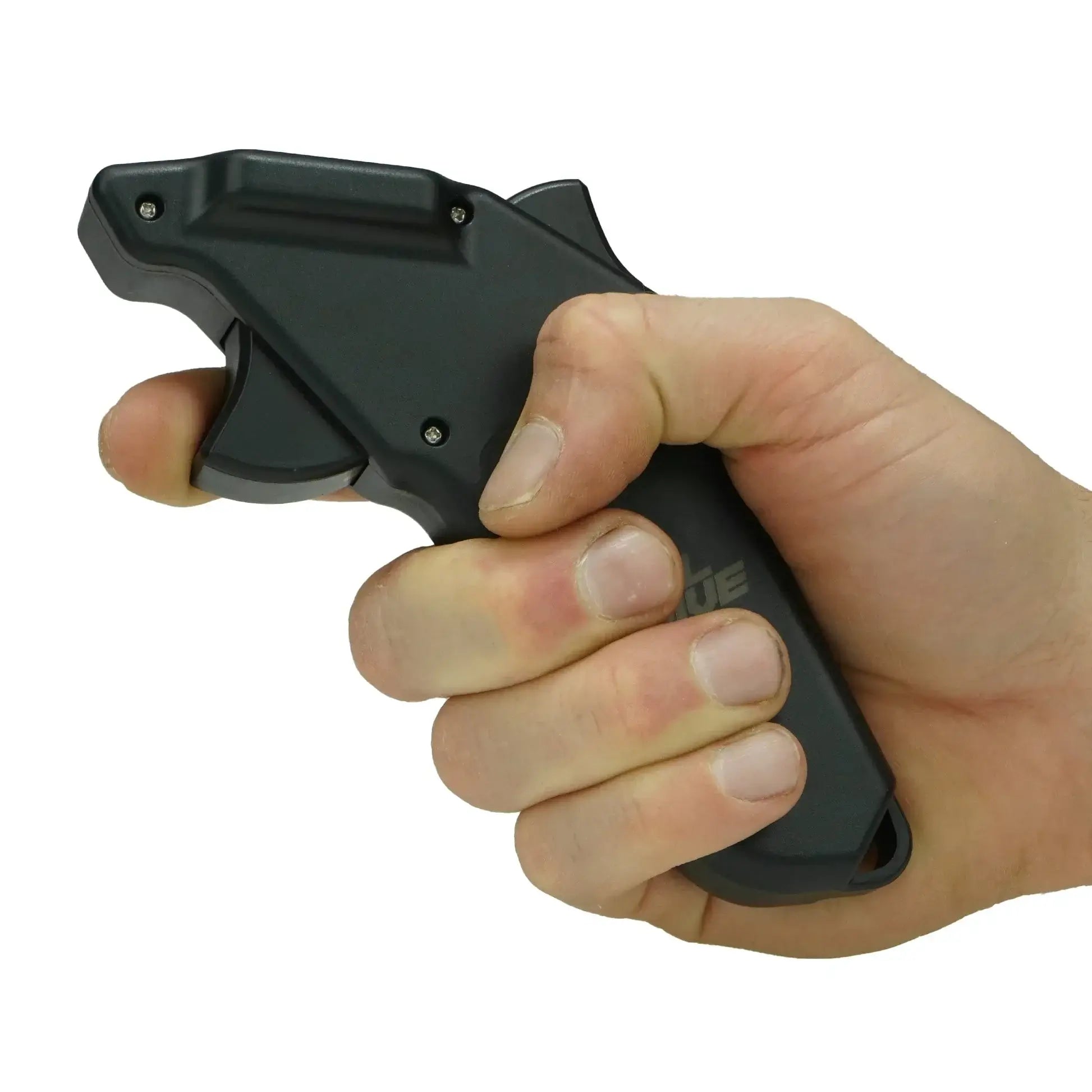 Foil Drive V2 throttle controller in hand, showcasing ergonomic design for enhanced control and convenience.