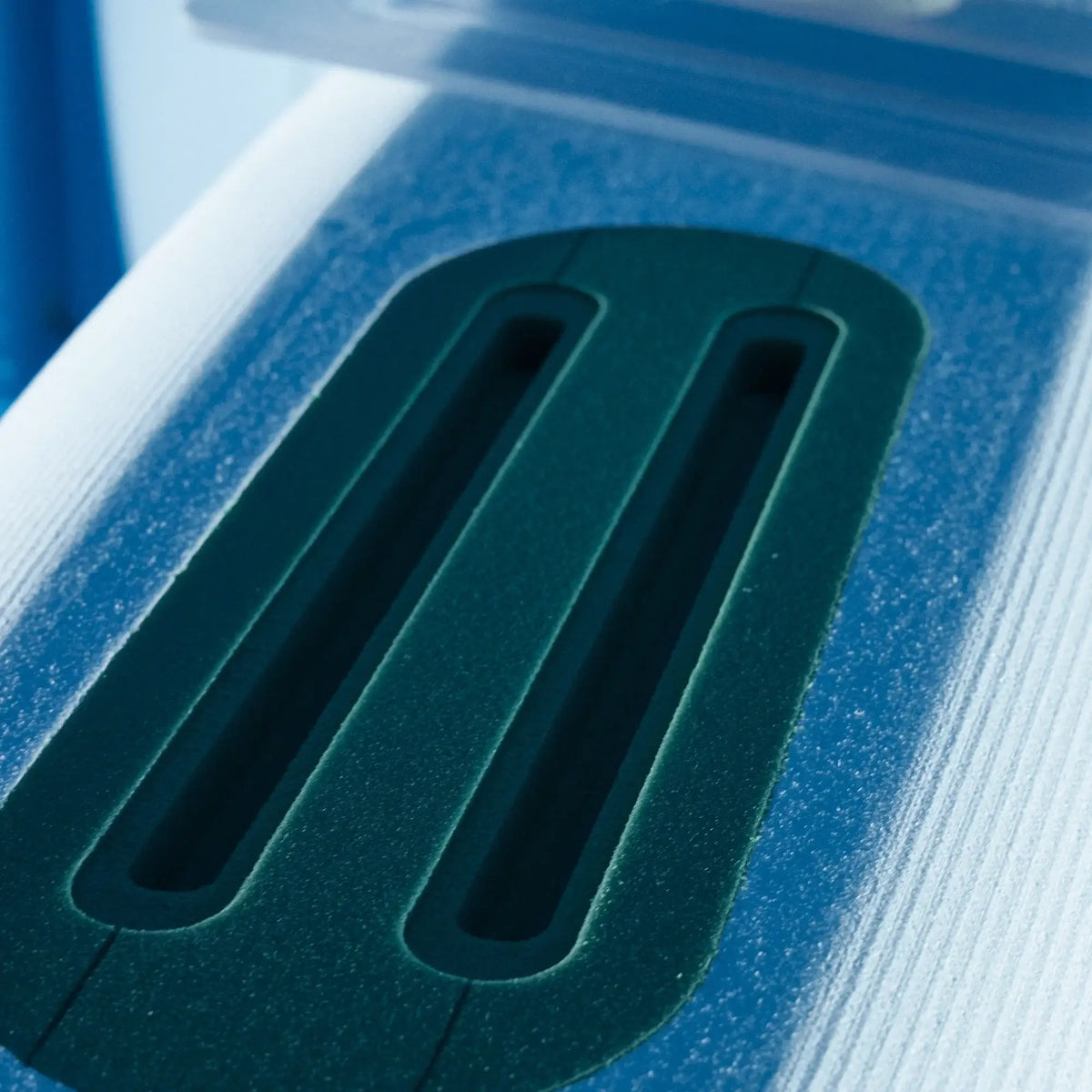 Formboad T Rack High Density Foam insert with Tracks/ Boxes for Hydrofoil Board ...