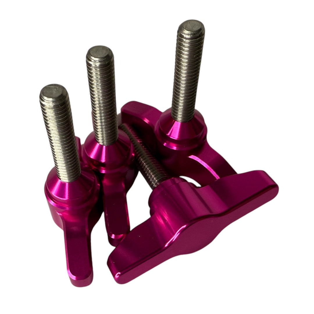 Wingscrews – M6 30mm Pink | Stainless Steel