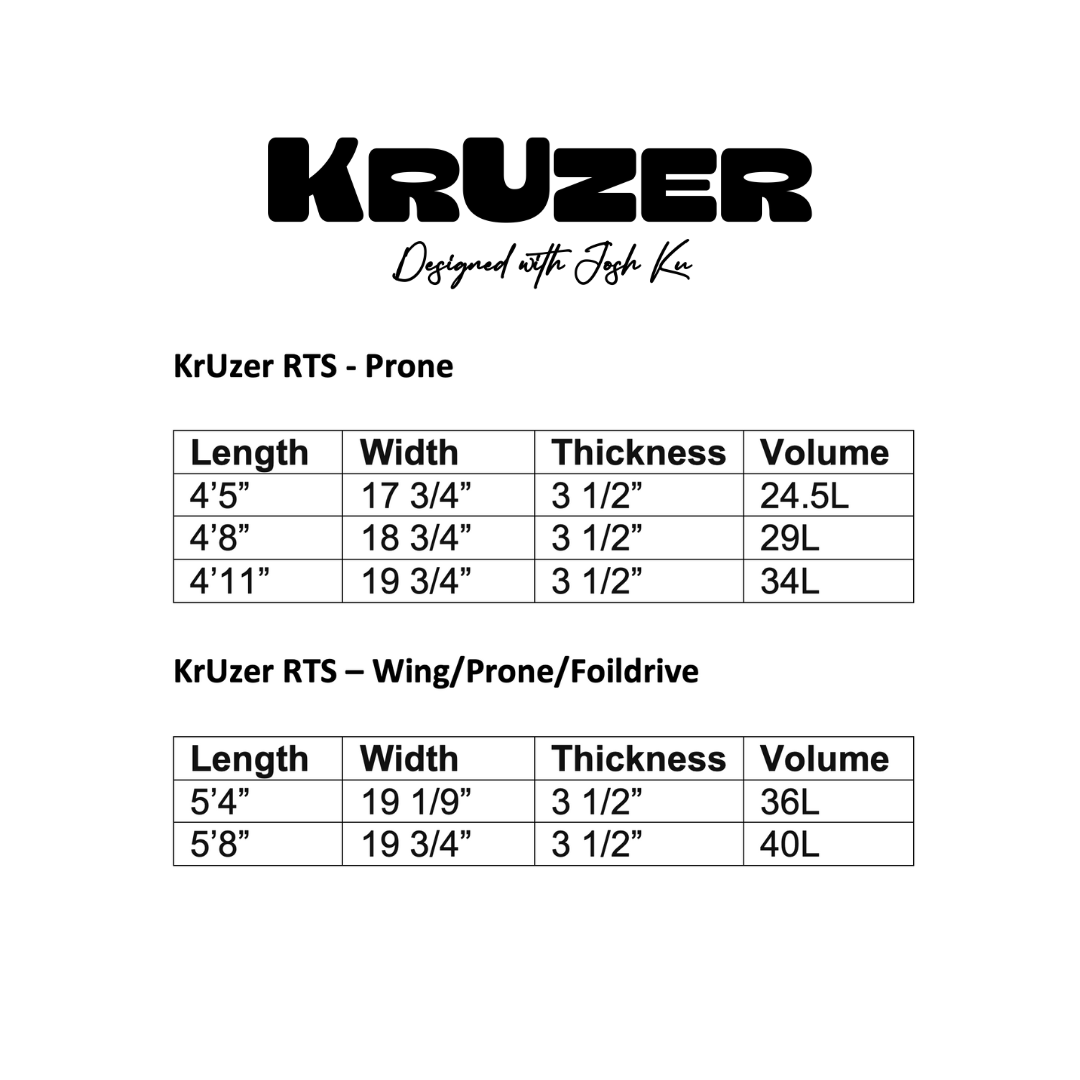 KrUzer RTS - Foil Drive Prone | All levels