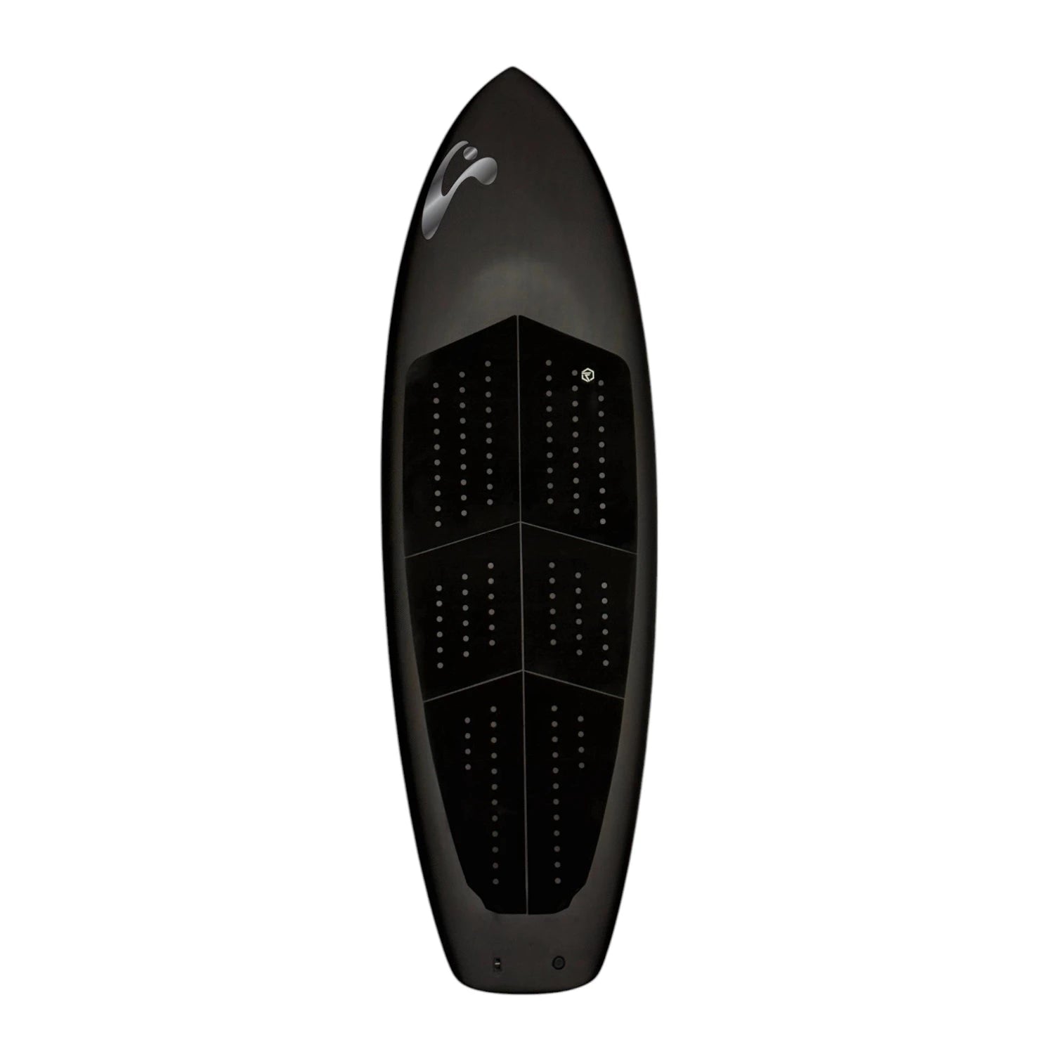 Lightning Bolt Prone 5’2 deck view – Amundson Customs foilboard
